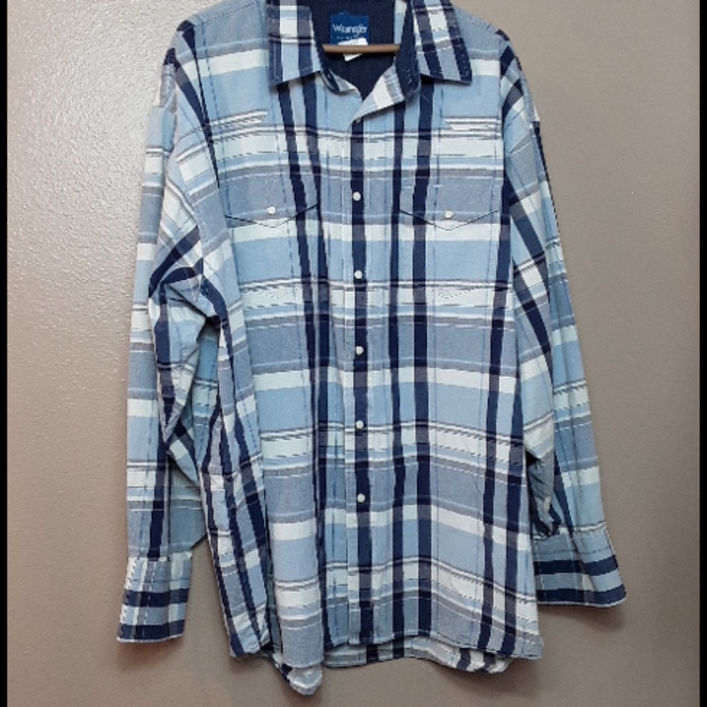 Wrangler 3X Snap Front Shirt